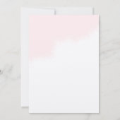 Peonies Bridal Dusche Einladung (Rückseite)