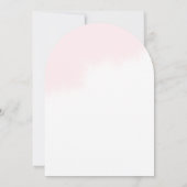 Peonies Bridal Dusche Einladung (Rückseite)