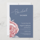 Peonies Bridal Dusche Einladung (Vorderseite)