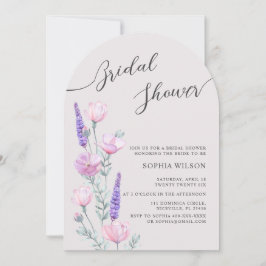 Peonies Bridal Dusche Einladung