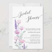 Peonies Bridal Shower Invitation Einladung (Vorderseite)
