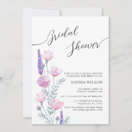 Peonies Bridal Shower Invitation Einladung