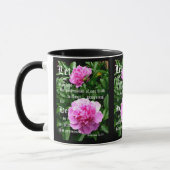 Peonies by Pearl with Hebrews 10:23 Tasse (Links)