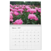 Peonies Calendar 2017 Kalender (Feb 2027)