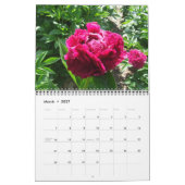Peonies Calendar 2022 Kalender (Mär 2027)