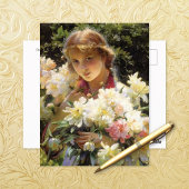 Peonies Charles Courtney Curran Postkarte