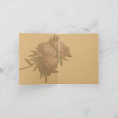 Peonies Dankeskarte (Innenseite)