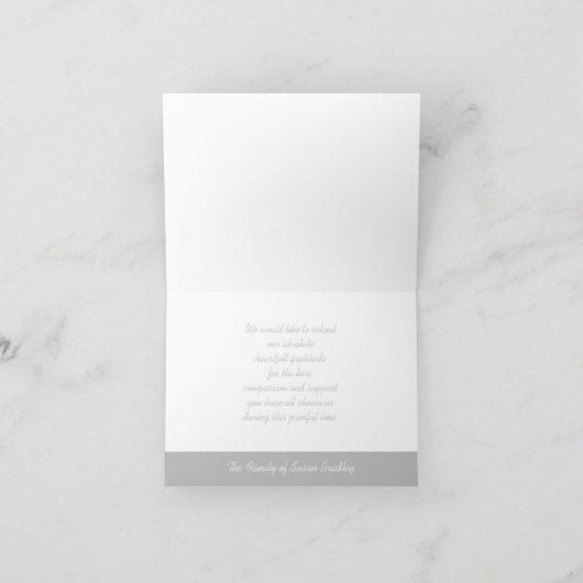 Peonies Digital Paper Cut-Out 3 Beileid Danke Y C (Innenseite)