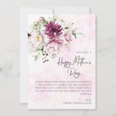 Peonies eleganter Muttertag Feiertagskarte (Vorderseite)