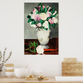 Peonies, famous Edouard Manet painting Poster (Küche)