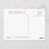 Peonies Fine Art Postcard Postkarte (Rückseite)