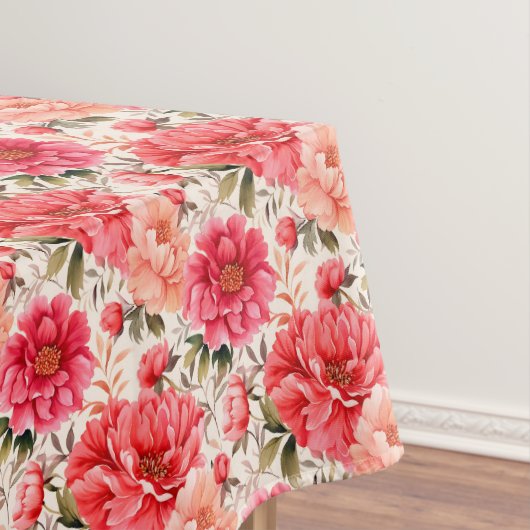 Peonies Floral Cotton Tableclout Tischdecke (Beispiel)