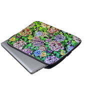 Peonies Floral Laptopschutzhülle (Vorne Knopf)