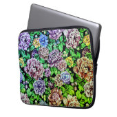 Peonies Floral Laptopschutzhülle (Vorderseite Links)