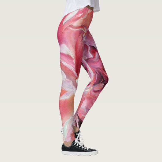 Peonies Floral Leggings (Rechts)