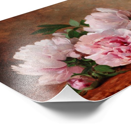 Peonies Fotodruck (Ecke)