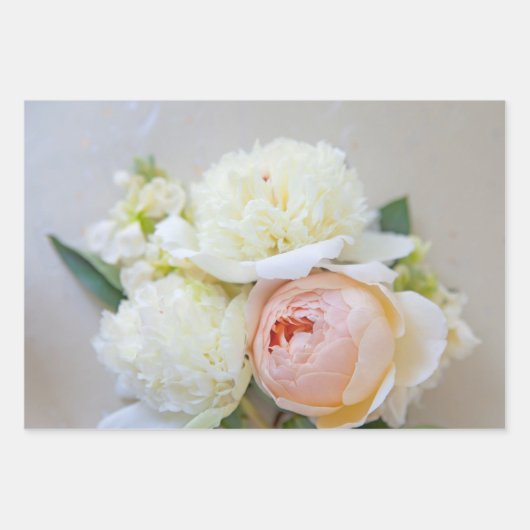 Peonies Geschenkpapier Set (Vorderseite 2)