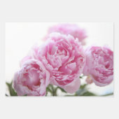 Peonies Geschenkpapier Set (Vorderseite)