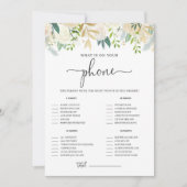 Peonies Gold Glitzer Was ist auf Ihrem Telefondusc Einladung (Vorderseite)