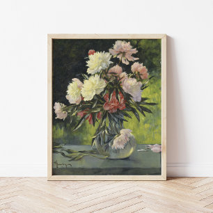 Peonies   Gunnar Gunnarsson Wennerberg Poster