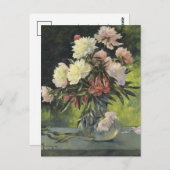 Peonies | Gunnar Gunnarsson Wennerberg Postkarte (Vorne/Hinten)