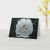 Peonies Happy Birthday Card Karte (Gelbe Blume)