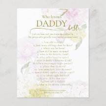 Peonies Hydrangea Baby Showgame Daddy Best