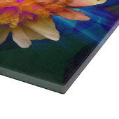 Peonies in blauem Licht Schneidebrett (Ecke)