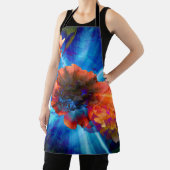 Peonies in blauem Licht Schürze (InSitu)