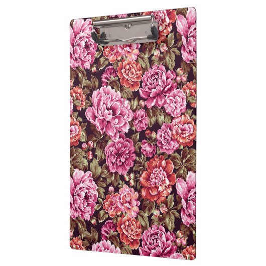 Peonies in Bloom Klemmbrett (Links)