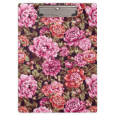 Peonies in Bloom Klemmbrett (Vorderseite)