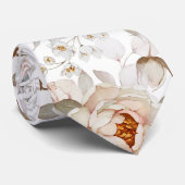 Peonies in Bloom Krawatte (Gerollt)