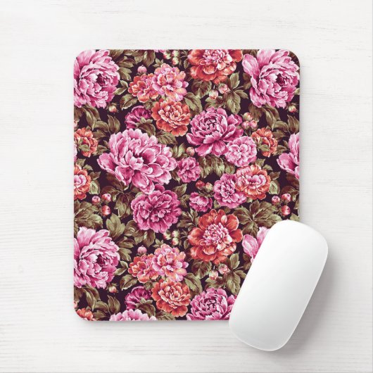 Peonies in Bloom Mousepad (Mit Mouse)