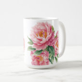 Peonies Kaffeetasse (VorderseiteRechts)
