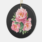 Peonies Keramik Ornament (Links)