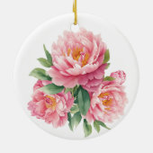 Peonies Keramik Ornament (Hinten)