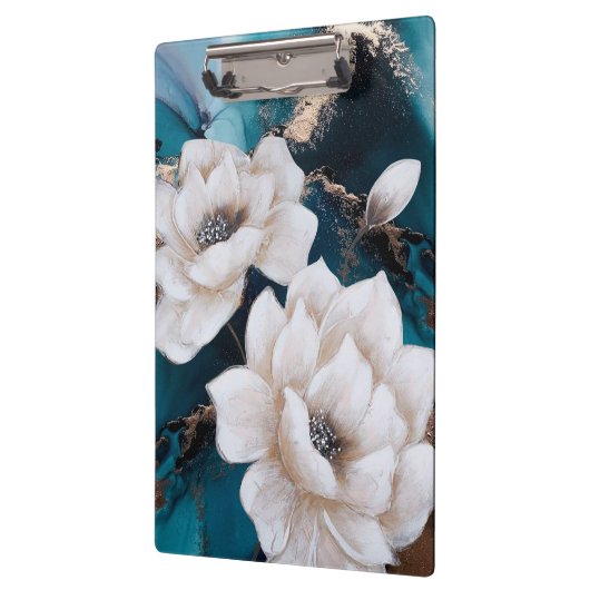 Peonies Klemmbrett (Links)