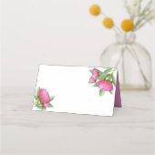 Peonies Leere Platzkarten (Vorderseite)