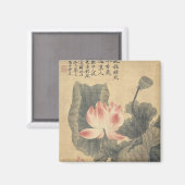 Peonies Magnet (Vorderseite/Rückseite)