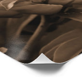 Peonies Multiple in Sepia Poster (Ecke)