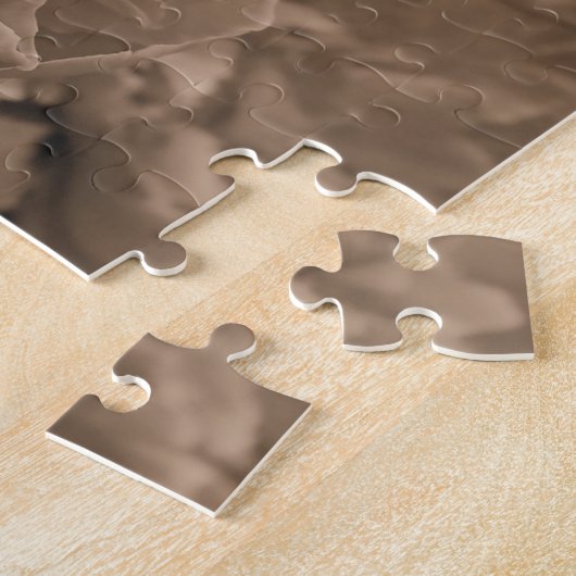 Peonies Multiple in Sepia Puzzle (Seite)