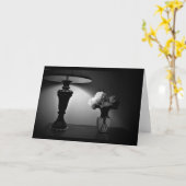 Peonies - noir, card karte (Gelbe Blume)
