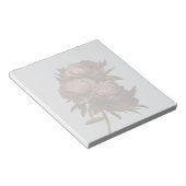 Peonies Notizblock (angewinkelt)