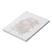 Peonies Notizblock (Rotiert)