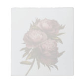 Peonies Notizblock (Vorderseite)