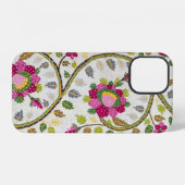 Peonies Pattern, William Morris iPhone Hülle (Rückseite (Horizontal))