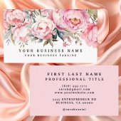 Peonies Peony Blume Business Cards Visitenkarte
