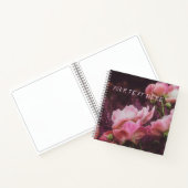 Peonies Personalisiert Scrapbook Notebook Notizblock (Innenseite)