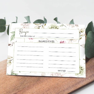 Peonies Pink Burgund Blumenzwiebelausweis Mitteilungskarte