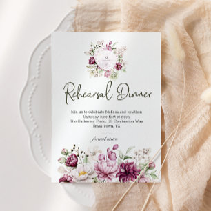 Peonies Pink Burgundy Probe Dinner